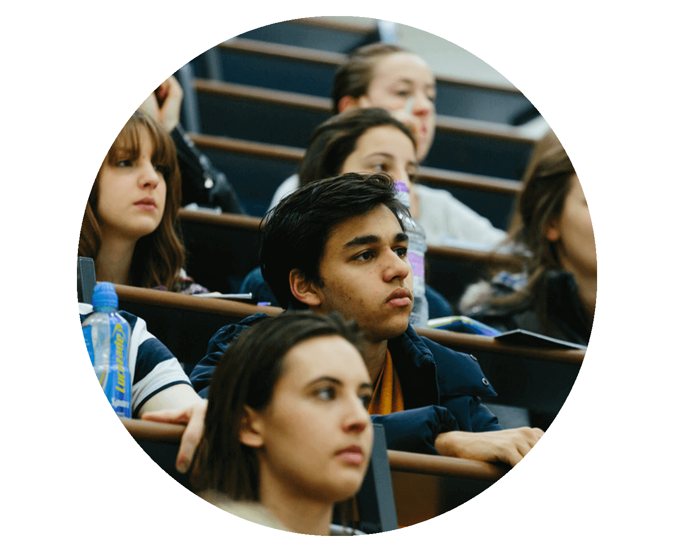 Image of students in a lecture theatre