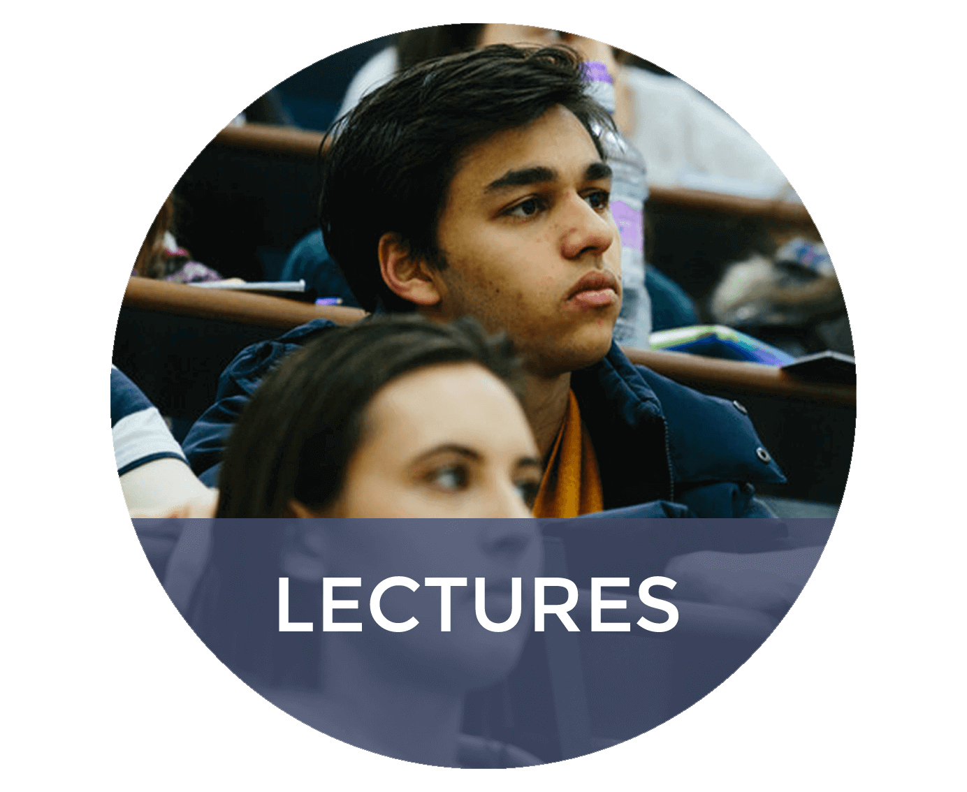 Image of students in a lecture theatre