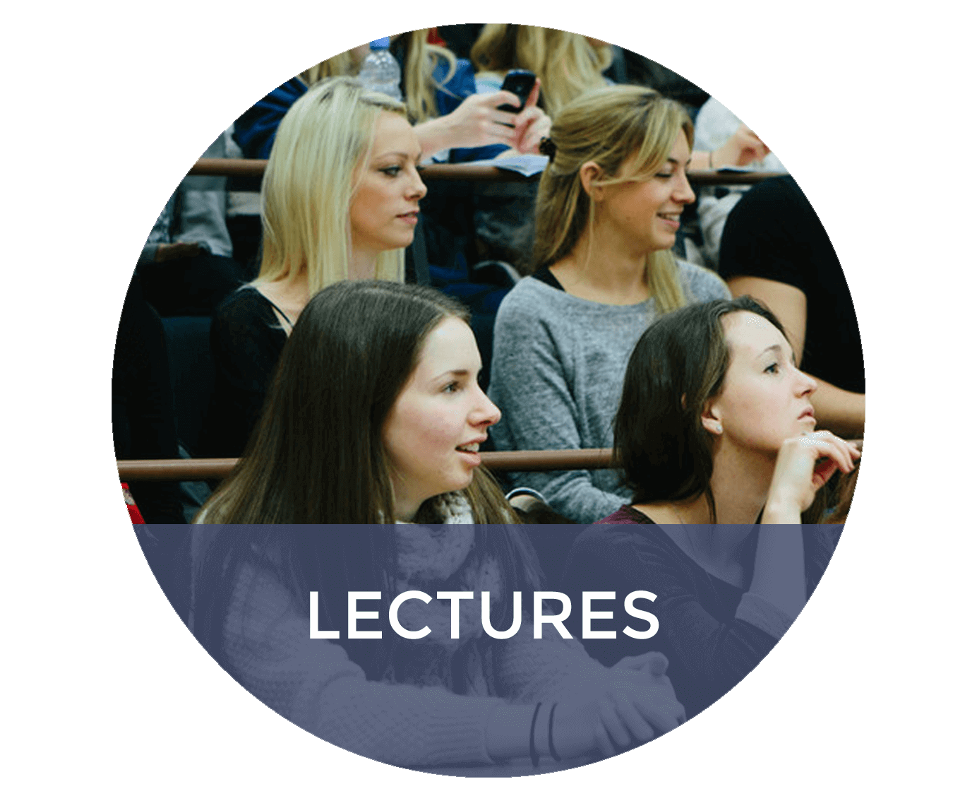 Image of students in a lecture theatre