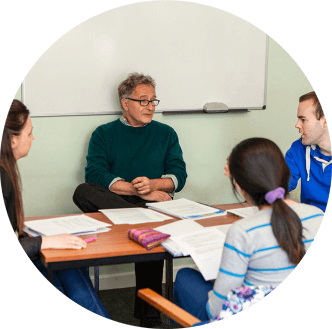 Image of students in a seminar room
