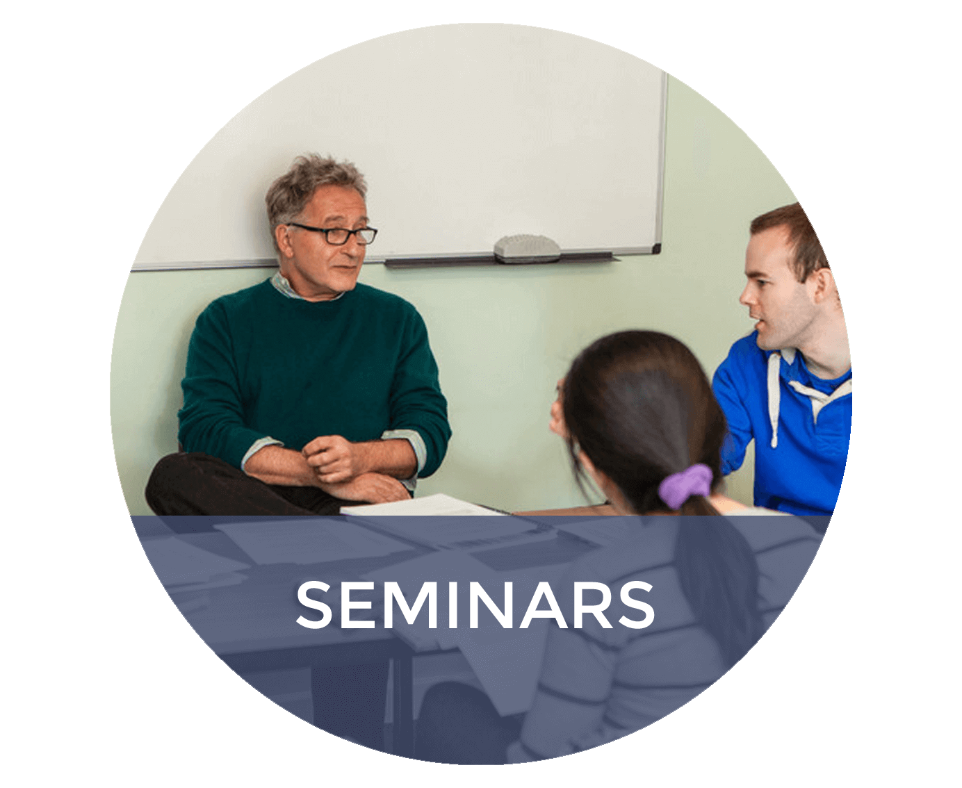 Image of students in a seminar room
