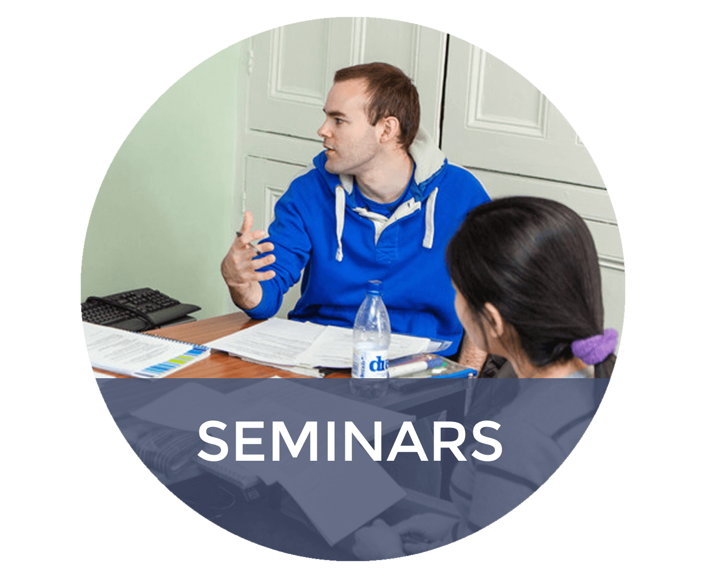 Image of students in a seminar room